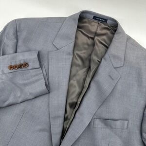 Ralph Ralph‎ Lauren Gray Silk Wool Blazer Men's Size 50R Sport Coat